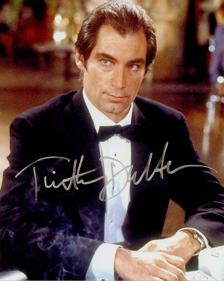 Timothy Dalton / James Bond LICENSE TO KILL In Person Signed Photo (1 of 1)