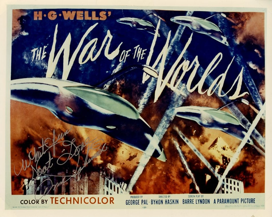 Ann Robinson WAR OF THE WORLDS In Person Signed Photo (1 of 1)