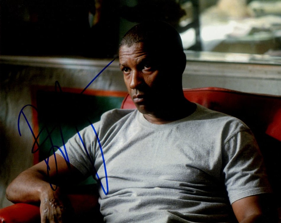 Denzel Washington MAN ON FIRE In Person Sigedn Photo (1 of 1)