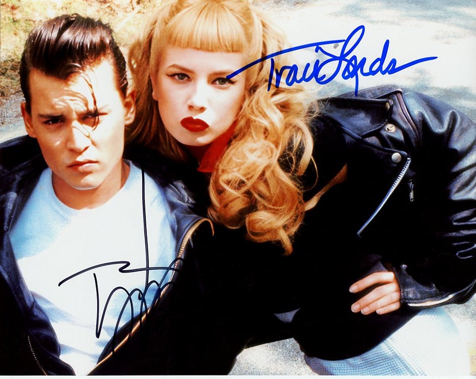 Johnny Depp / Traci Lords CRY BABY In Person Signed Photo (1 of 1)