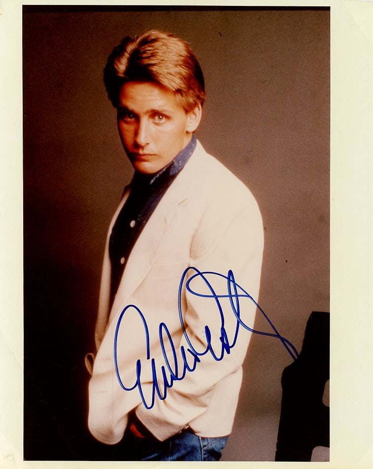Emilio Estevez YOUNG GUNS / THE PUBLIC In Person Signed Photo (1 of 1)