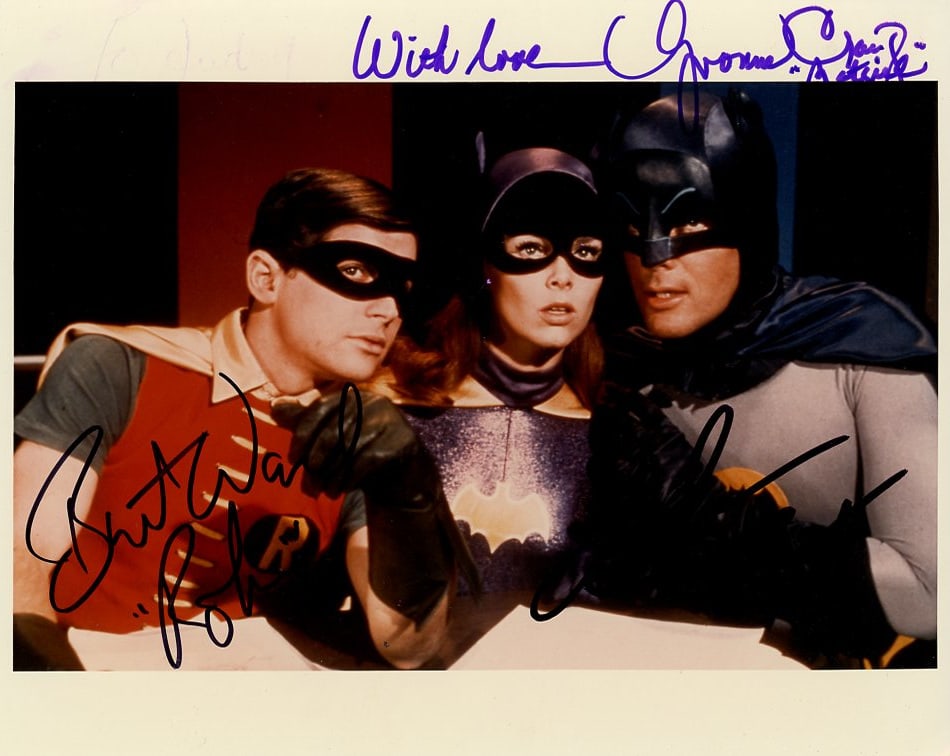 West (1928-2017) / Ward / Craig (1937-2015) 1966 BATMAN In Person Signed Photo (1 of 1)
