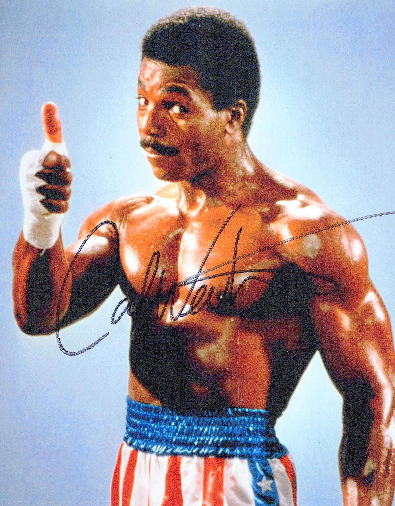 Carl Weathers (1948-2024) ROCKY In Person Signed Photo (1 of 1)