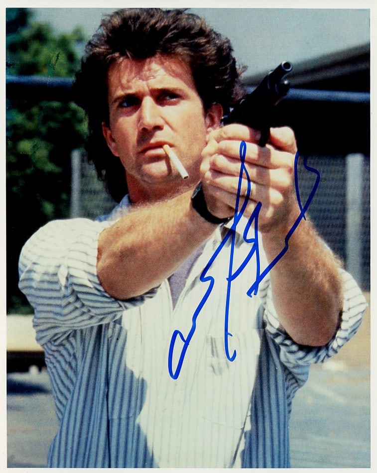 Mel Gibson LETHAL WEAPON In Person Signeded Photo (1 of 1)