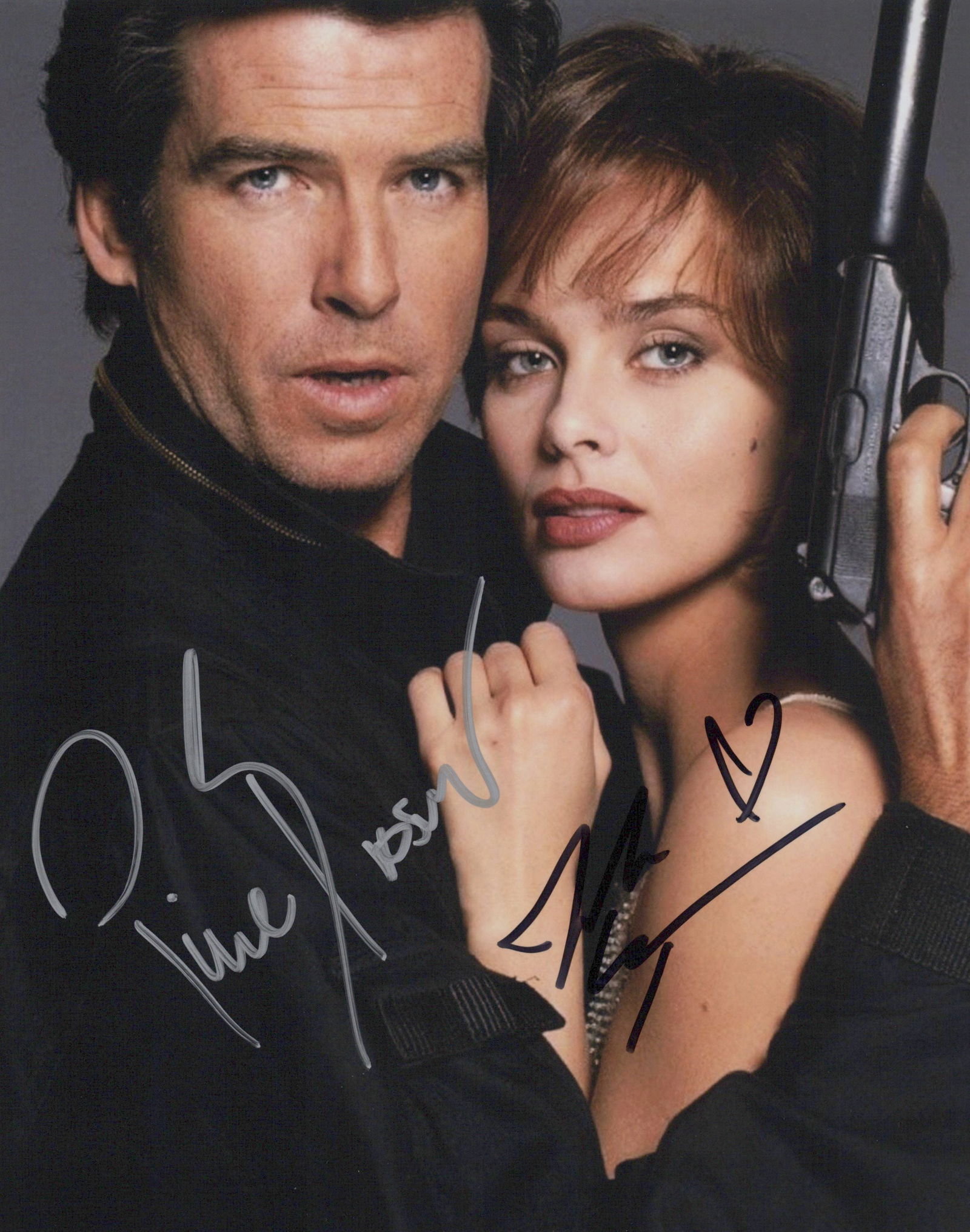 Pierce Brosnan / Izabella Scorupco  GOLDENEYE In Person Sign Photo (1 of 1)