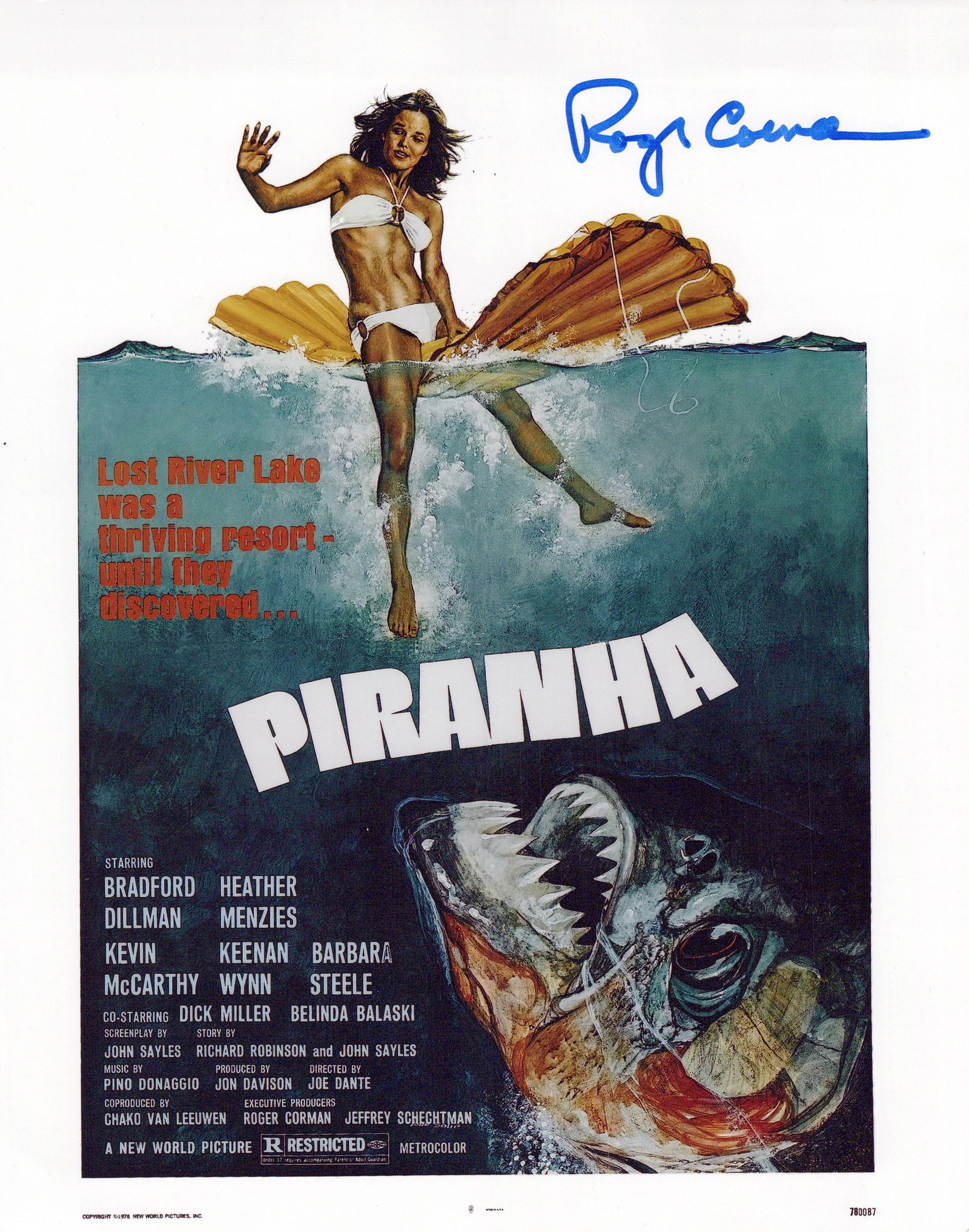 Roger Corman DIRECTOR / PRODUCER  In Person Signed Photo (1 of 1)