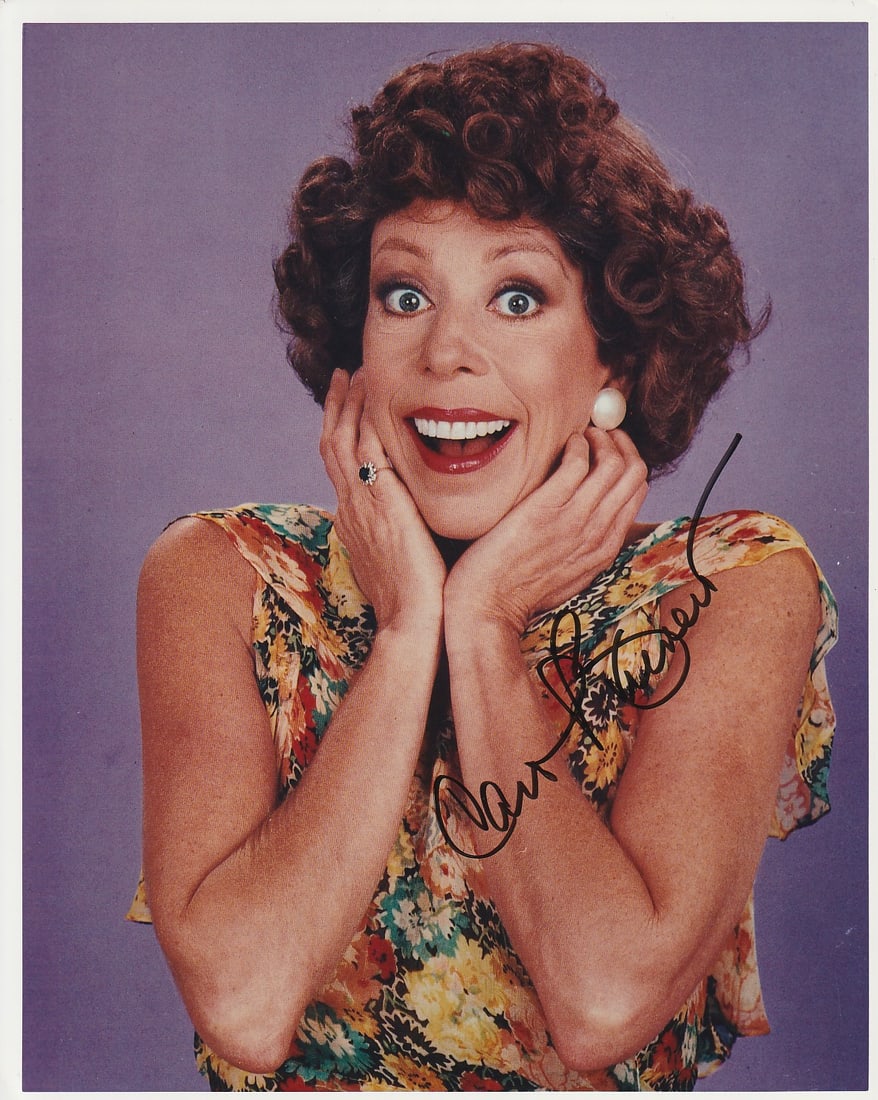 Carol Burnett COMEDIAN / MAMAS FAMILY In Person Signed Photo (1 of 1)