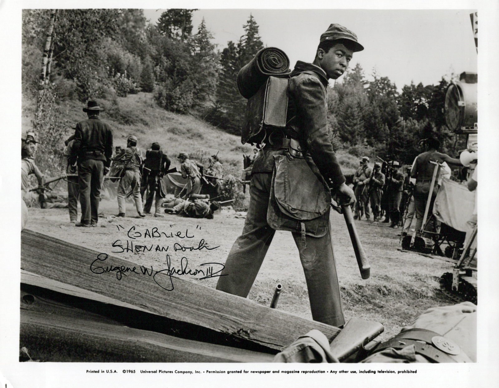 Eugene Jackson SHENANDOAH In Person Signed Photo (1 of 2)