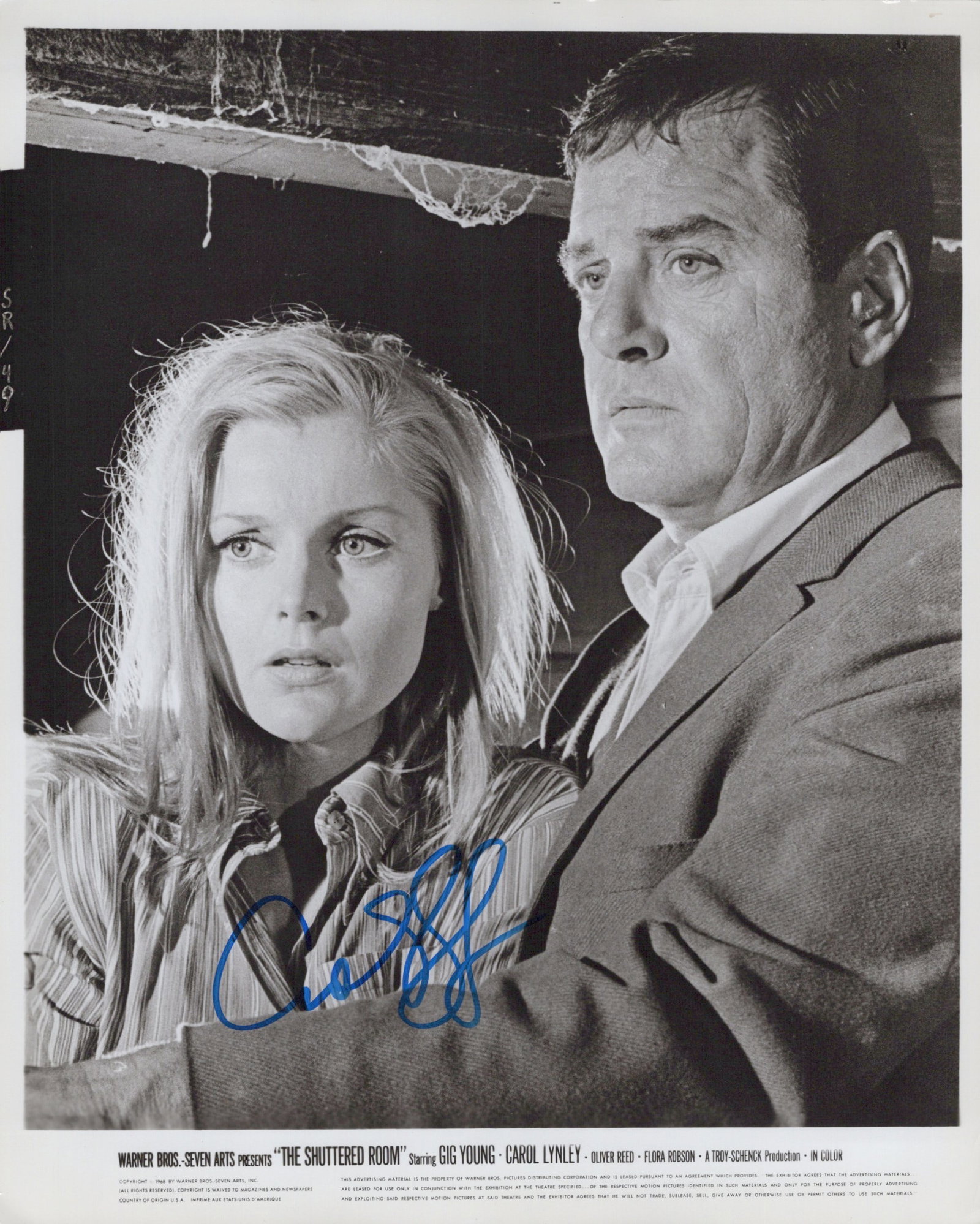 Carol Lynley (1942-2019) THE SHUTTERED ROOM In Person Signed Photo (1 of 1)