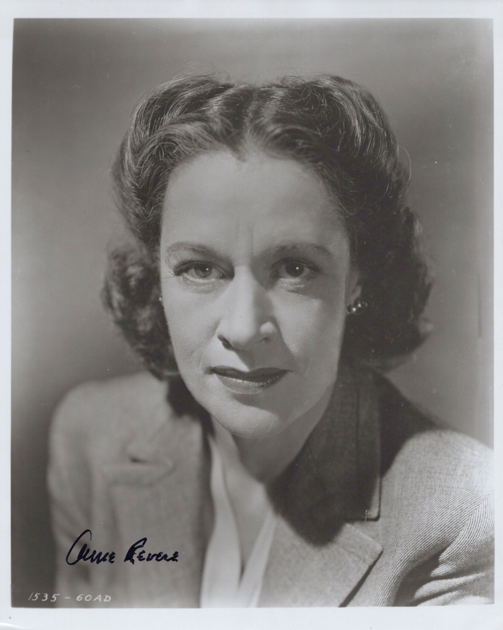 Anne Revere (1903-1990) NATIONAL VELVET / RYAN'S HOPE Signed Photo (1 of 1)