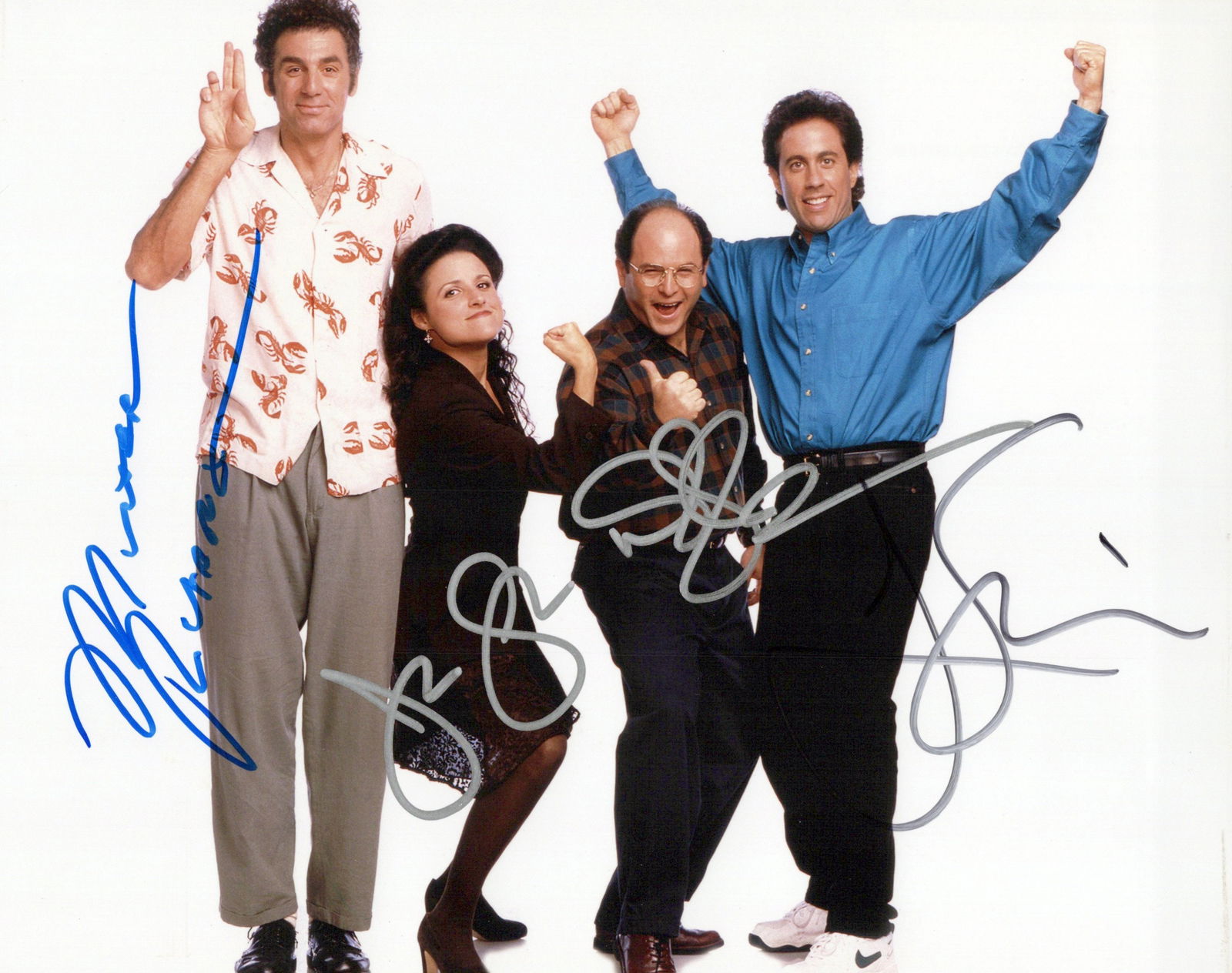 Seinfeld / Richards / Dreyfus SEINFELD In Person Signed Photo (1 of 1)