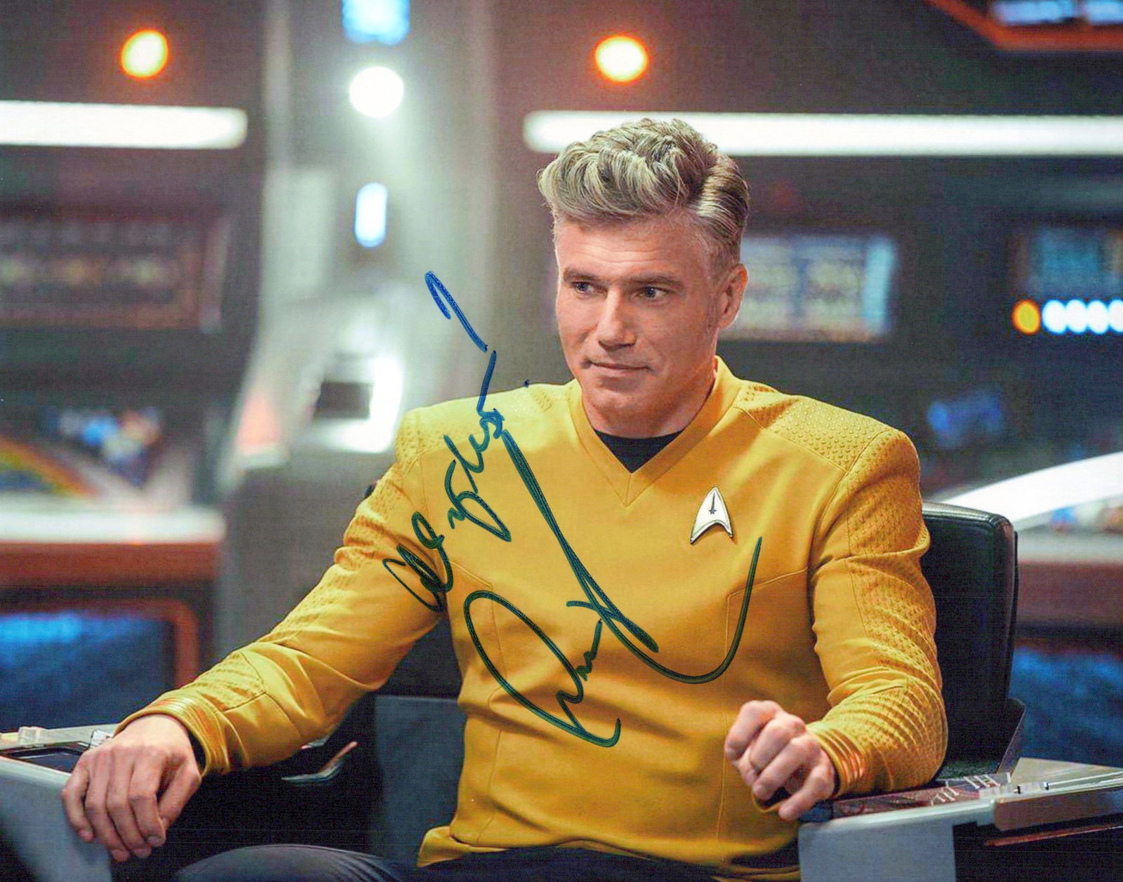 Anson Mount STAR TREK STRANGE NEW WORLDS In Person Signed Photo (1 of 1)