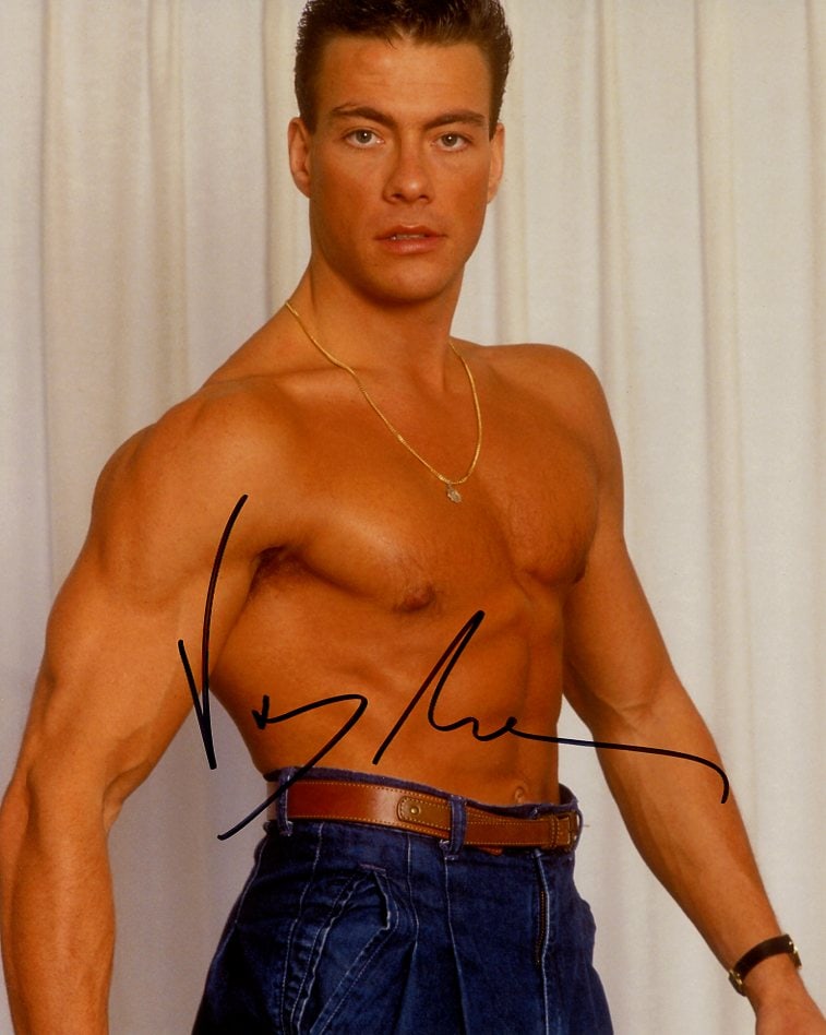 Jean-Claude Van Damme BLOOD SPORT / STREET FIGHTER In Person Signed Photo (1 of 1)