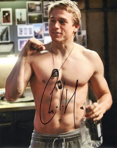 Charlie Hunnam PACIFIC RIM In Person Signed Photo (1 of 1)