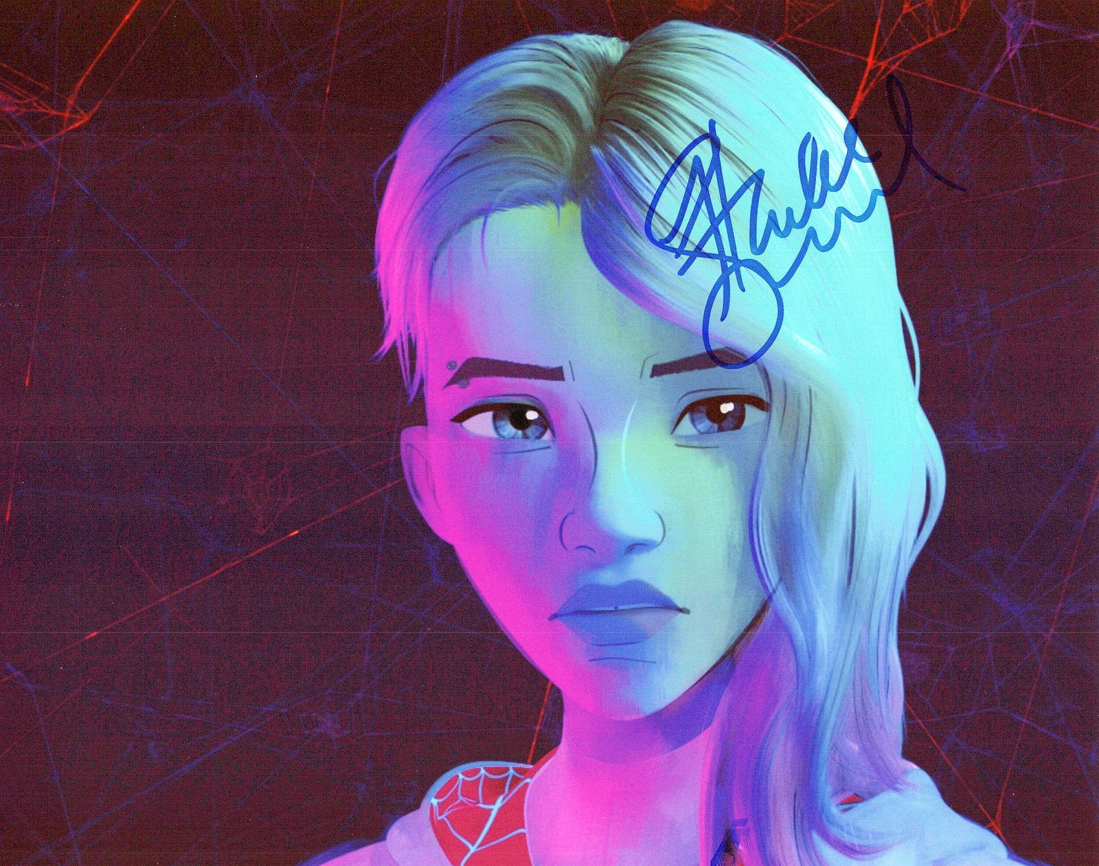 Hailee Steinfeld SPIDER-MAN SPIDER VERSE In Person Signed Photo (1 of 1)