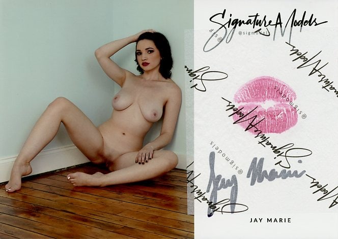 Jay Marie KISS CARD Signed PENTHOUSE PET OTM In Person Signed (1 of 1)