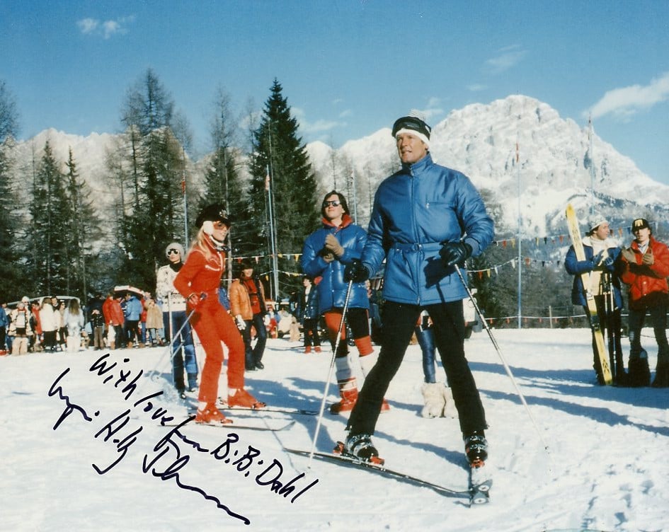 Lynn Holly Johnson (James Bond) FOR YOUR EYES ONLY In Person Signed Photo: Photo size is 8x10. PRIVATE SIGNING. Lynn Holly Johnson in person signed autographed photo from the James Bond movie FOR YOUR EYES ONLY. Lynn Holly Johnson as the character Bi Bi Dahl. ** She has adde