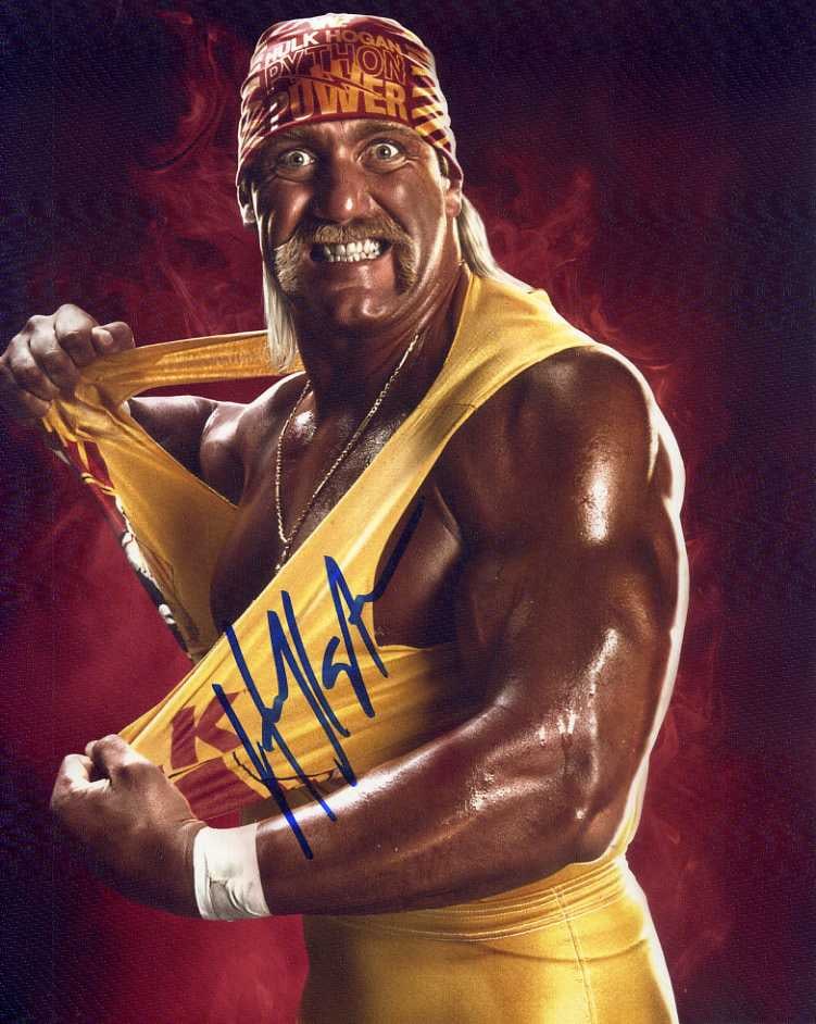 Hulk Hogan WWF  In Person Signed Photo (1 of 1)