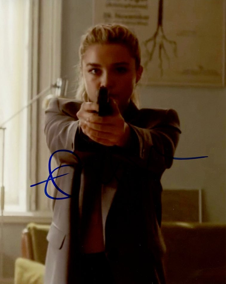 Florence Pugh BLACK WIDOW In Person Signed Photo (1 of 1)