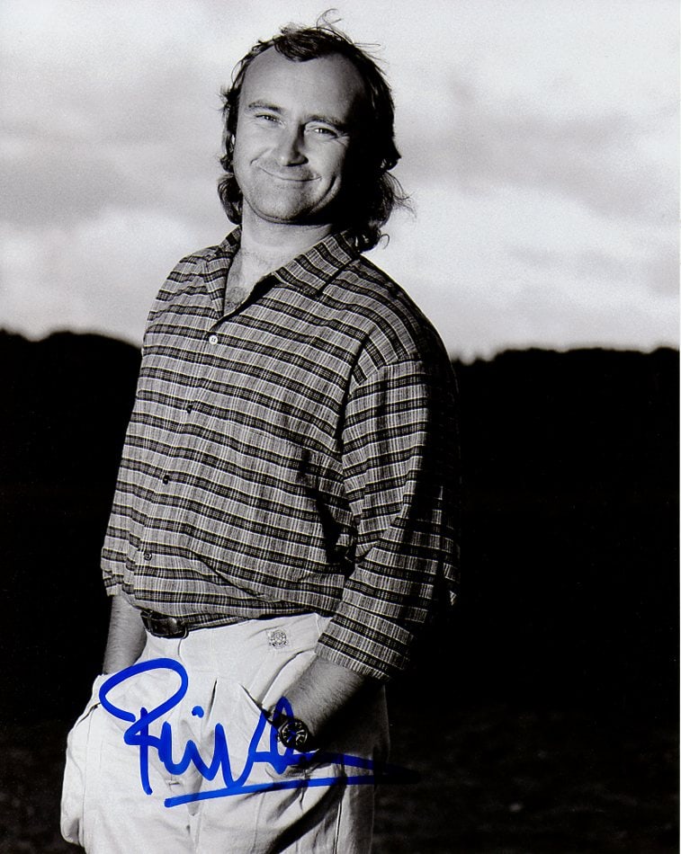 Phil Collins MUSICIAN In Person Signed Photo (1 of 1)