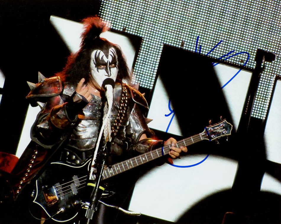 Gene Simmons KISS In Person Signed Photo (1 of 1)
