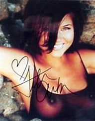 Tiffani Amber Thiessen SEXY In Person Signed Photo: Photo size is 8x10. Tiffani Thiessen in person signed autographed photo. Tiffani Thiessen has appeared in such TV and movies as SAVED BY THE BELL, ALEXA & KATIE, and WHITE COLLAR.