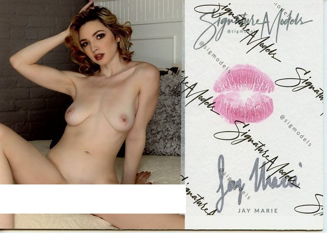 Jay Marie LIP PRINT In Person Signed Photo (1 of 1)