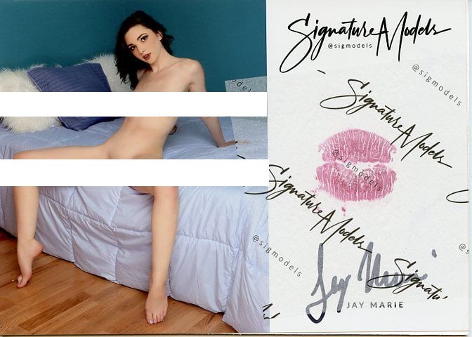 Jay Marie LIP PRINT In Person Signed Photo (1 of 1)
