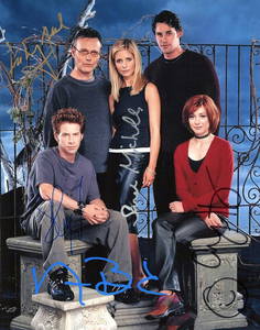 Buffy Vampire Slayer Cast In Person Signed Photo