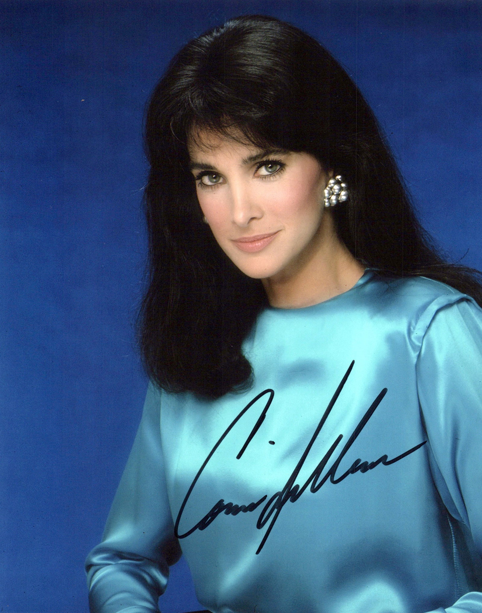 Connie Selleca HOTEL / BEYOND WESTWORLD In Person Signed Photo: Photo size is 8x10. Connie Selleca in person signed photo. Connie Selleca has done such TV and movies as HOTEL, THE GREATEST AMERICAN HERO, and BEYOND WESTWORLD