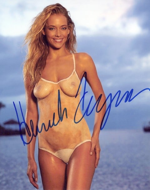 Hannah Ferguson SPORTS ILLUSTRATED In Person Signed Photo: Photo size is 8x10. Hannah Ferguson in person signed photo. Hannah Ferguson has appeared in the 2014, 2015, 2016, and 2017 editions of the Sports Illustrated Swimsuit Issue. In her first appearance, s