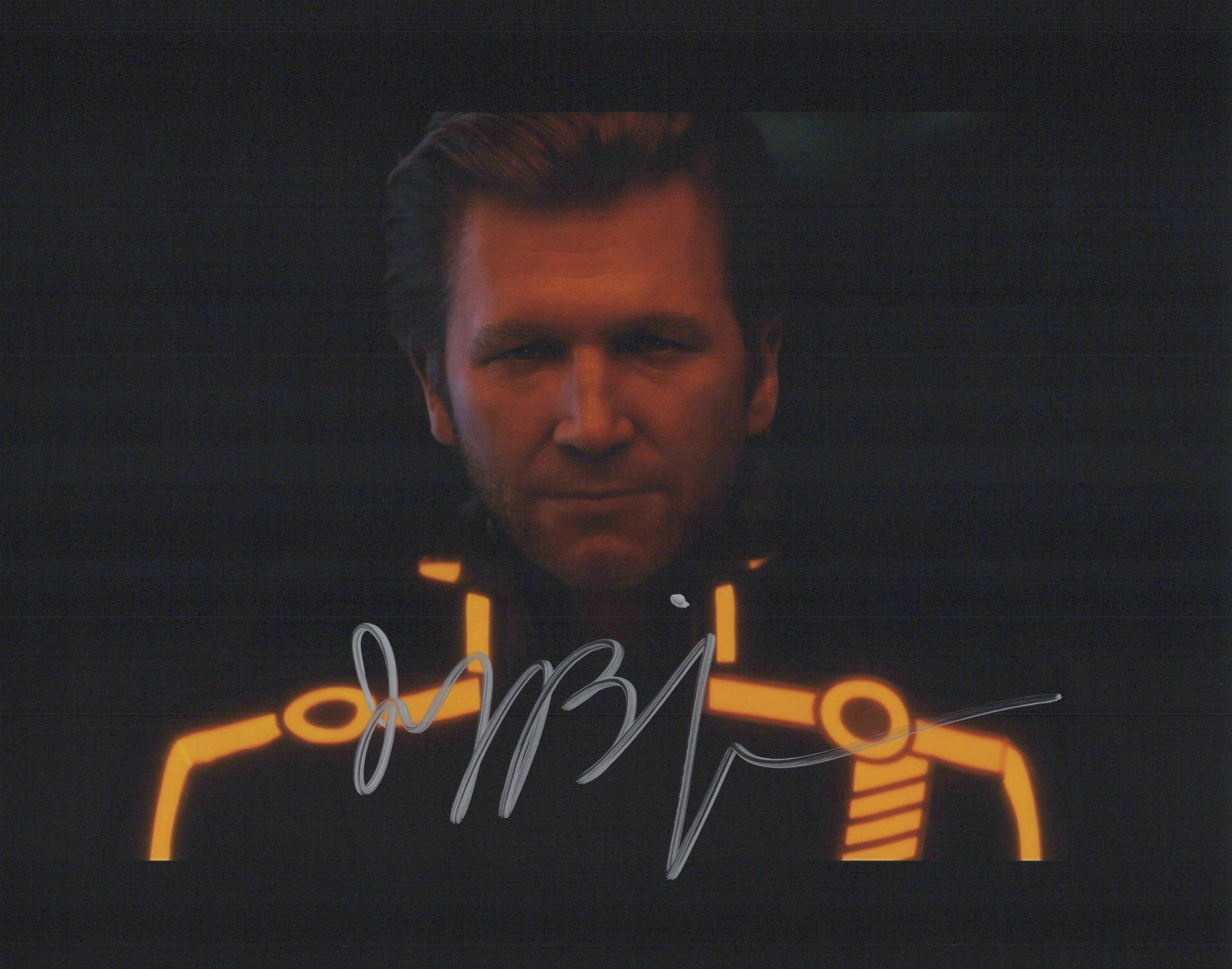 Jeff Bridges TRON In Person Signed Photo (1 of 1)
