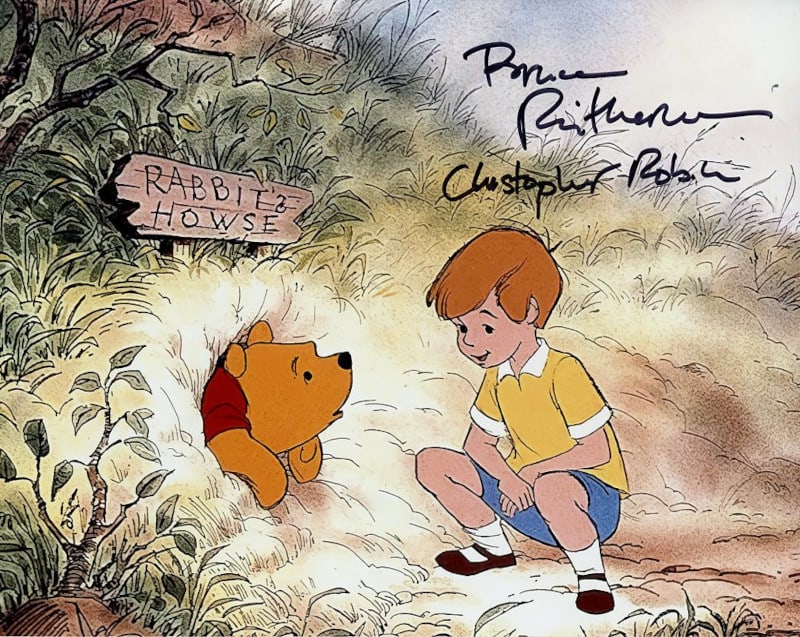 Bruce Reitherman WINNIE THE POOH In Person Signed Photo (1 of 1)