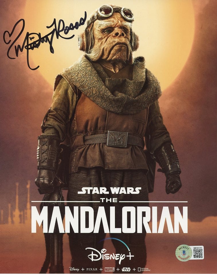 Misty Rosas THE MANDALORIAN (Beckett authenticated) In Person Signed Photo (1 of 1)