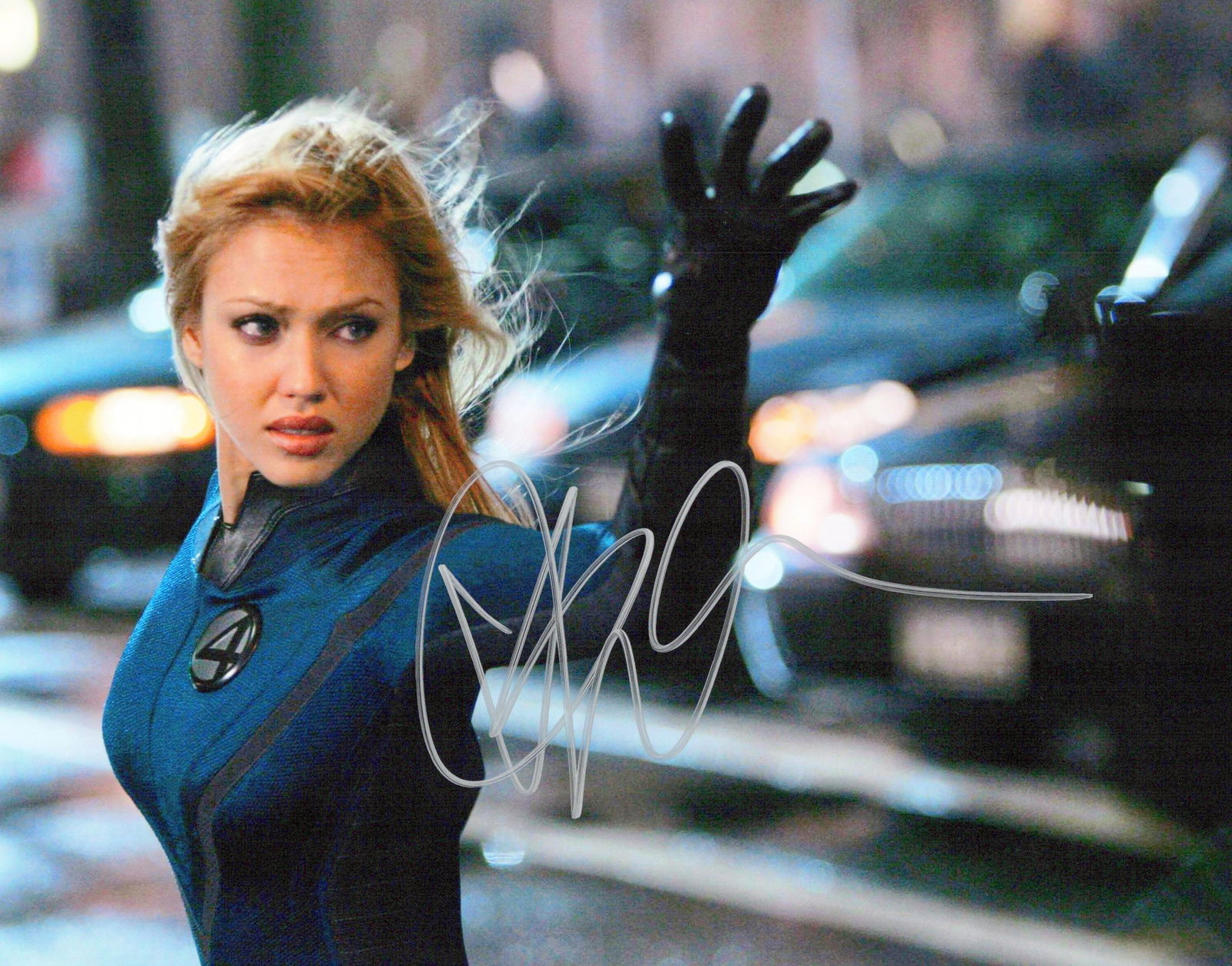 Jessica Alba FANTASTIC FOUR In Person Signed Photo (1 of 1)