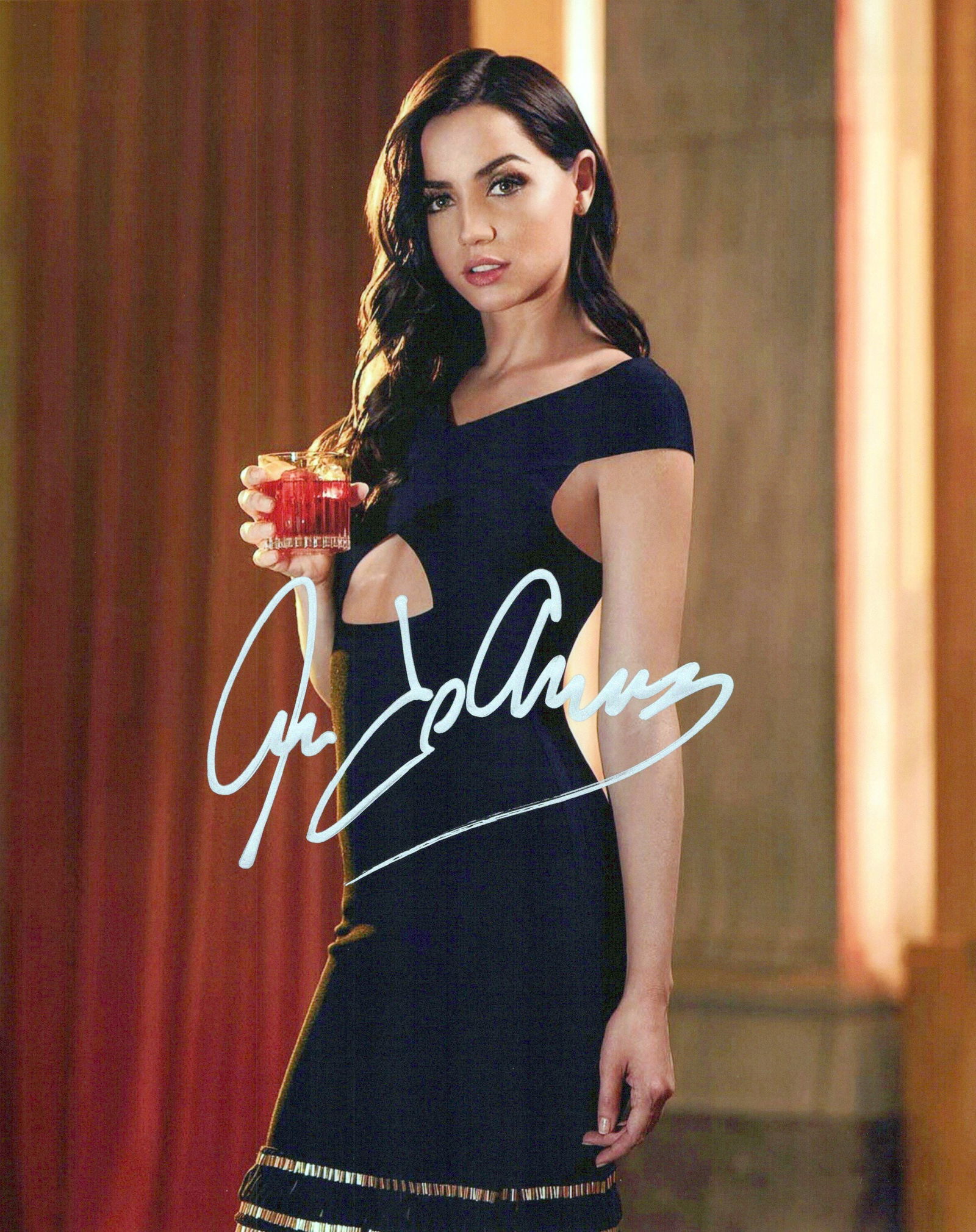 Ana de Armas BEAUTIFUL In Person Signed Photo: Photo size is 8x10. Ana de Armas beautiful in person signed photo. Ana de Armas has done such movies as KNIVES OUT, the James Bond film NO TIME TO DIE, and NORMA JEANE.