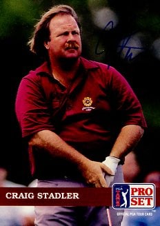 Craig Stadler GOLFER Signed Golf Sport Card: Sports Card. Craig Robert Stadler is an American professional golfer who has won numerous tournaments at both the PGA Tour and Champions Tour level, including one major championship, the 1982 Masters