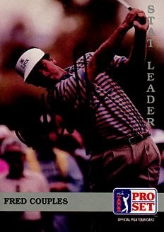 Fred Couples GOLFER Signed Golf Sport Card: Sports Card. Frederick Steven Couples is an American professional golfer who has competed on the PGA Tour and the PGA Tour Champions. A former World No. 1, he has won 64 professional tournaments, most