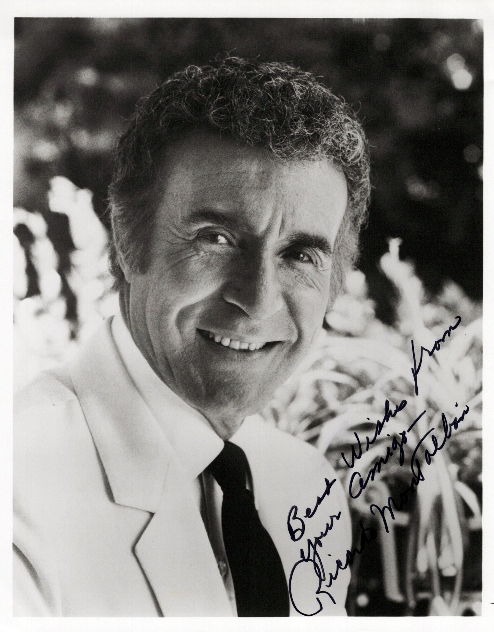Ricardo Montalban (1920-2009) FANTASY ISLAND In Person Signed Photo (1 of 1)