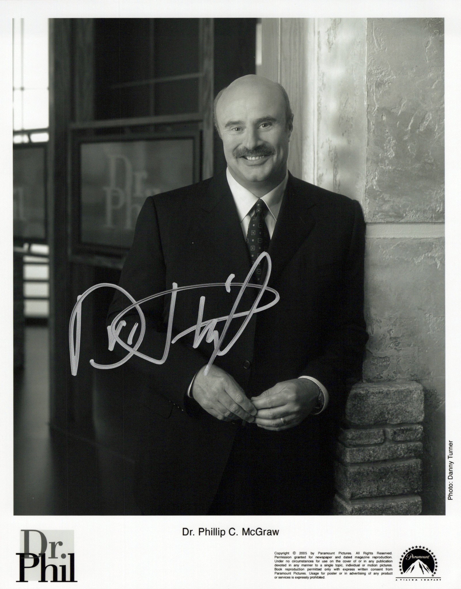 Dr. Phil McGraw TV HOST  Signed Photo (1 of 1)