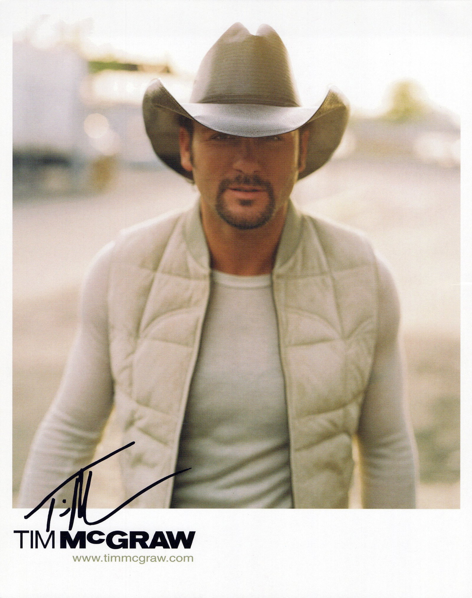 Tim McGraw COUNTRY SINGER In Person Signed Photo (1 of 1)