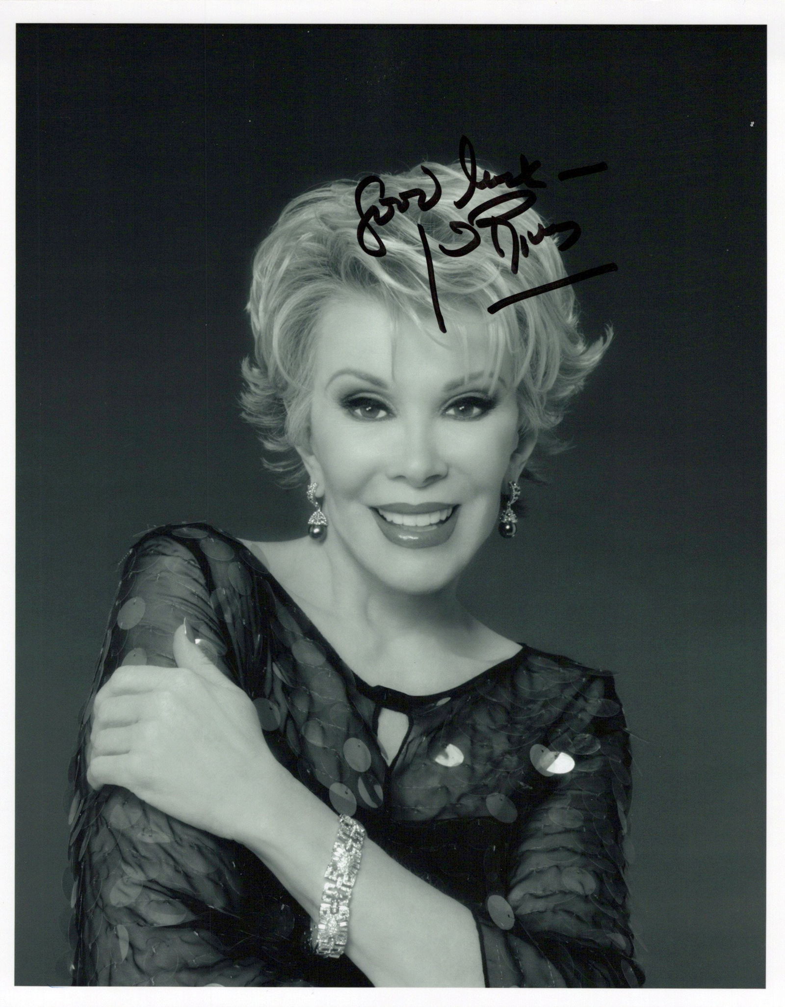 Joan Rivers (1933-2014) COMEDIAN / ACTRESS Signed Photo (1 of 1)