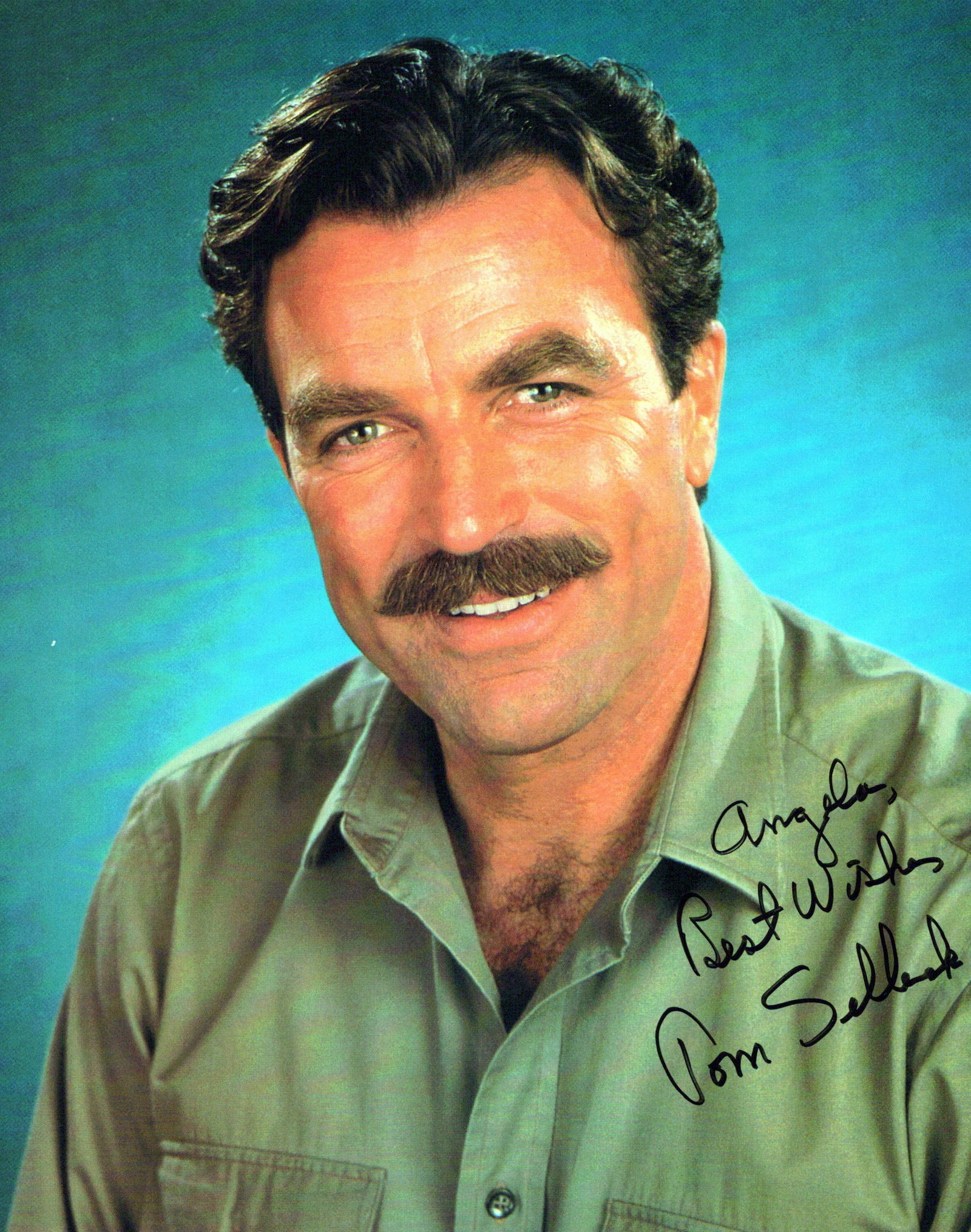 Tom Selleck MAGNUM PI / BLUE BLOODS Signed Photo (1 of 1)