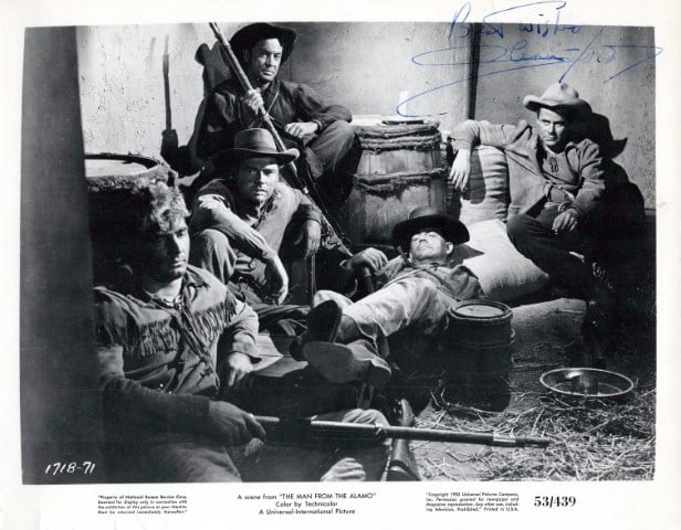 Glenn Ford (1916-2006) MAN FROM THE ALAMO Signed Photo (1 of 1)