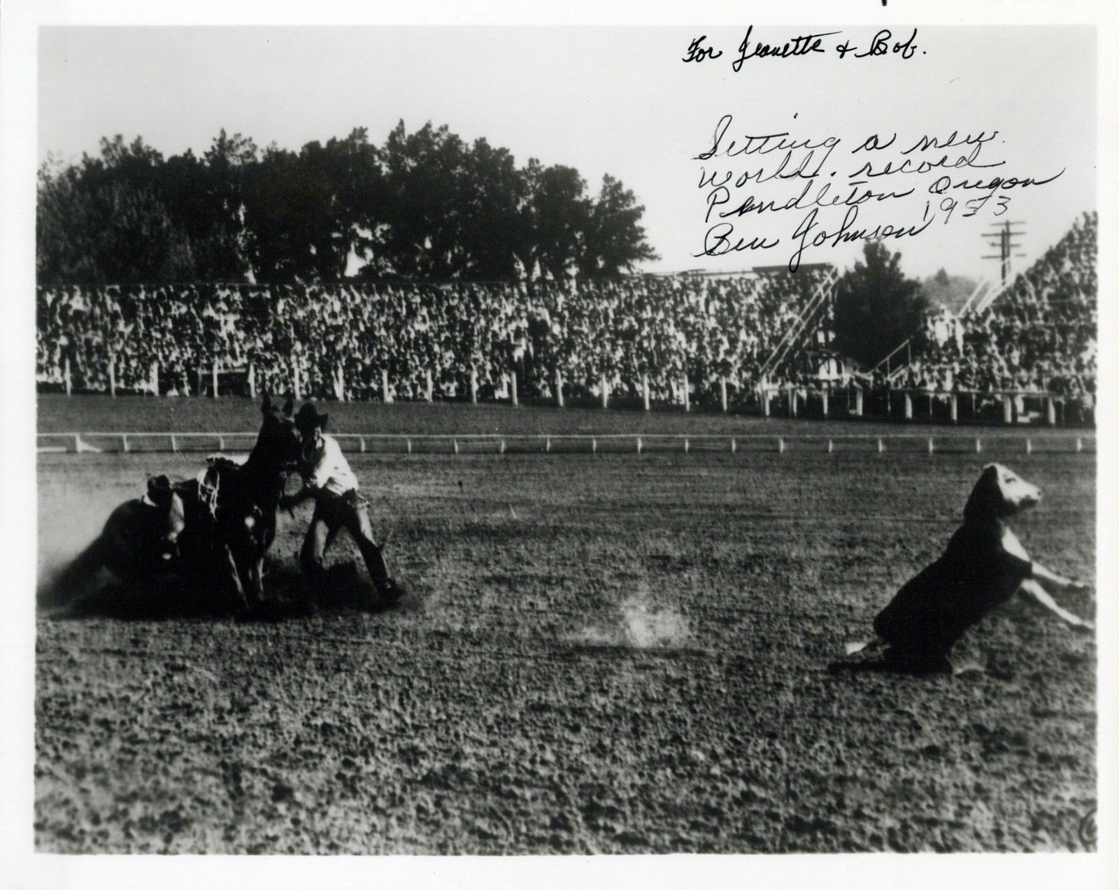Ben Johnson (1918-1996) AMERICAN FILM ACTOR WESTERN Signed Photo (1 of 1)