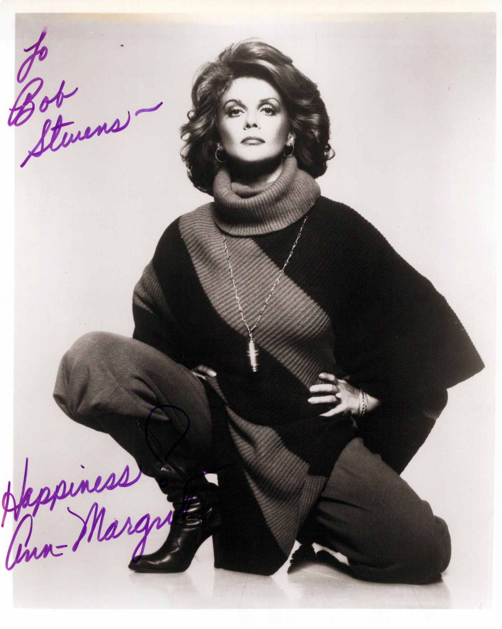 Ann-Margret MADE IN PARIS / TAXI Signed Photo (1 of 1)