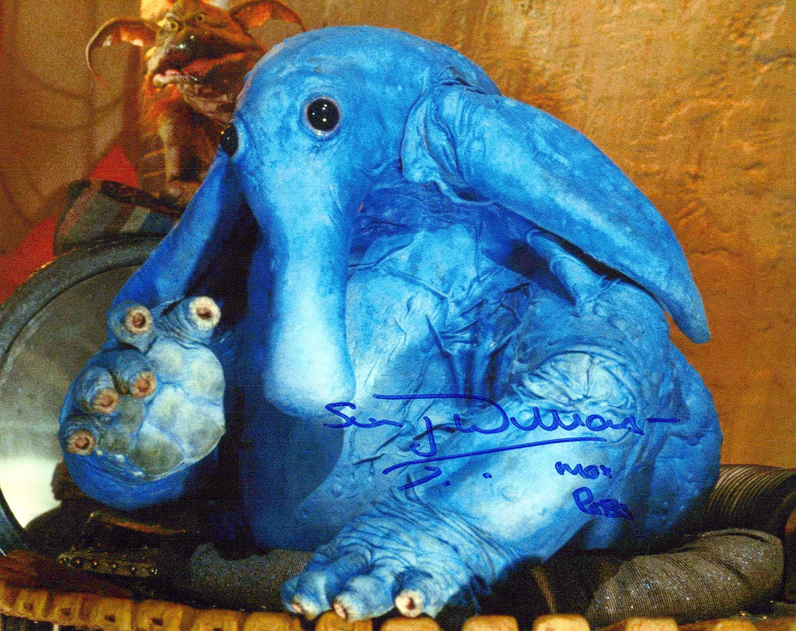 Simon J Williamson STAR WARS (Max Rebo) In Person Signed Photo (1 of 1)