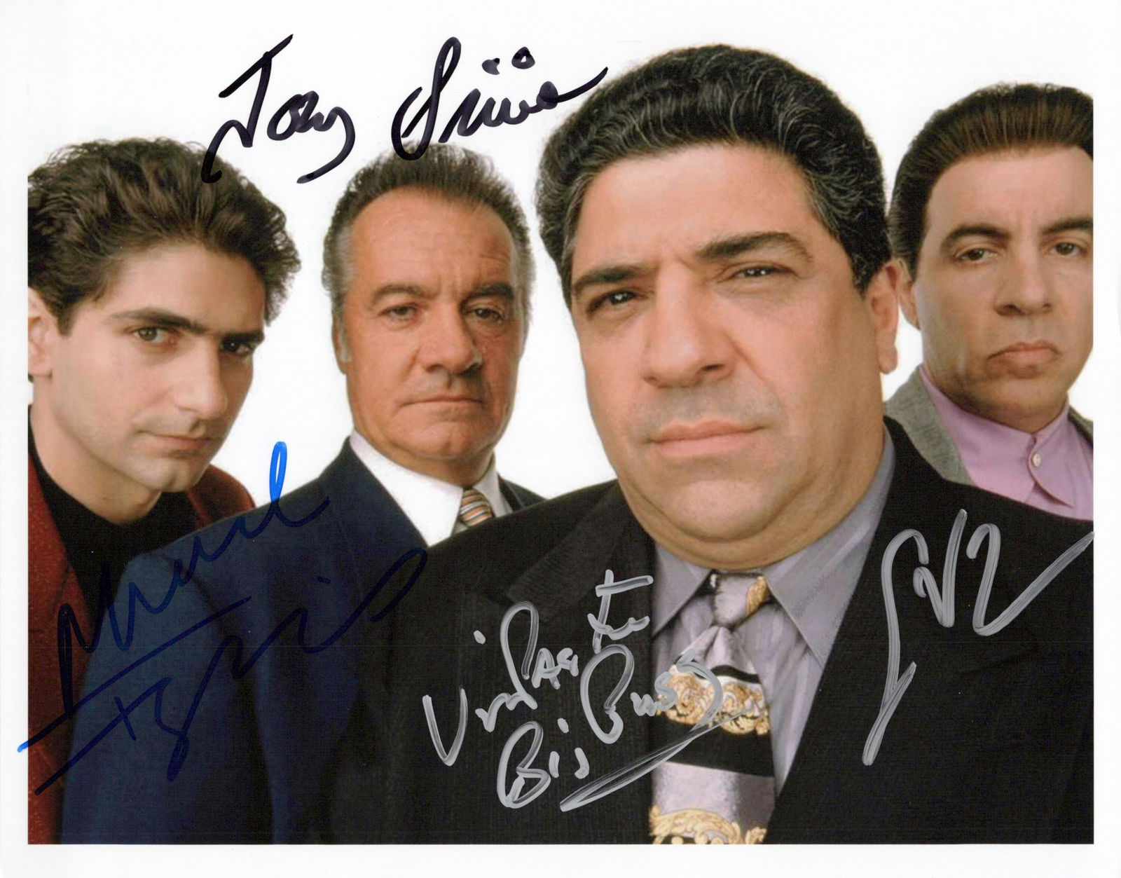 Van Zant / Sirico / Imperioli / Pastore SOPRANOS In Person Signed Photo (1 of 1)