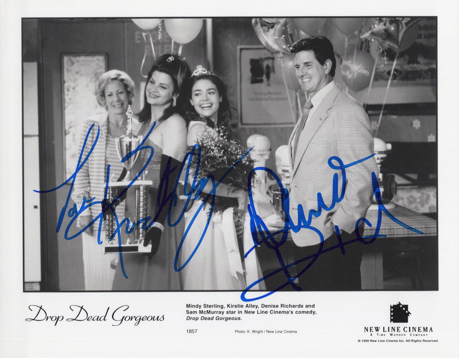 Kirstie Alley (1951-2022) / Denise Richards DROP DEAD GORGEOUS Signed Photo (1 of 1)