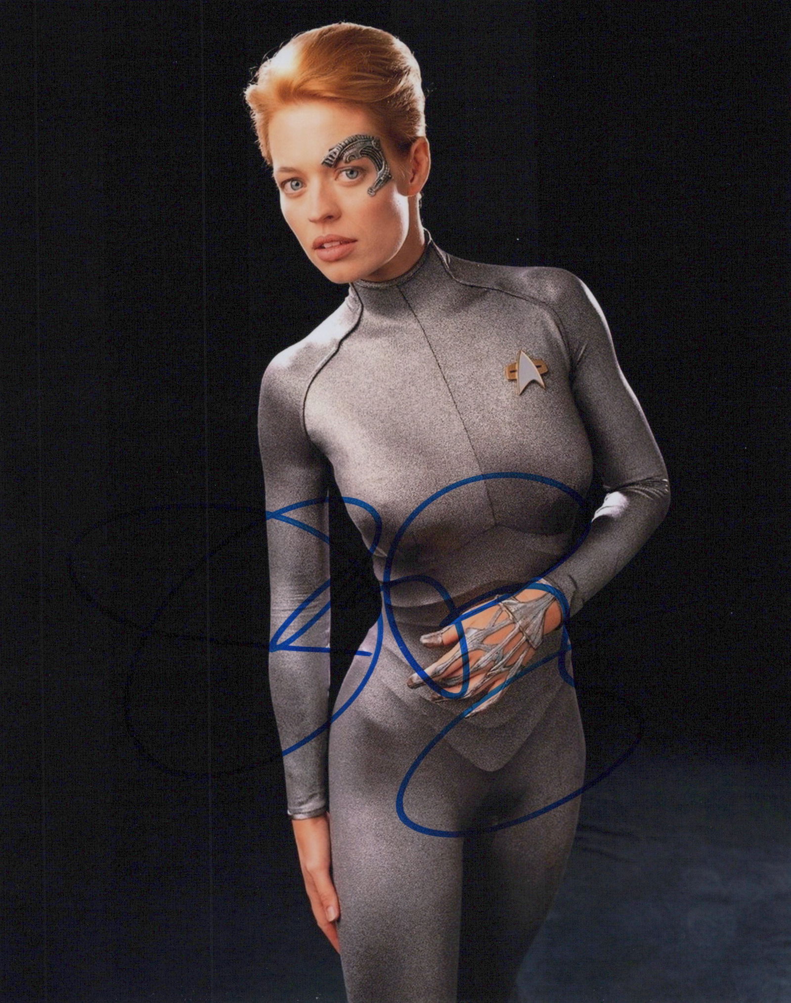 Jeri Ryan STAR TREK VOYAGER In Person Signed Photo (1 of 1)